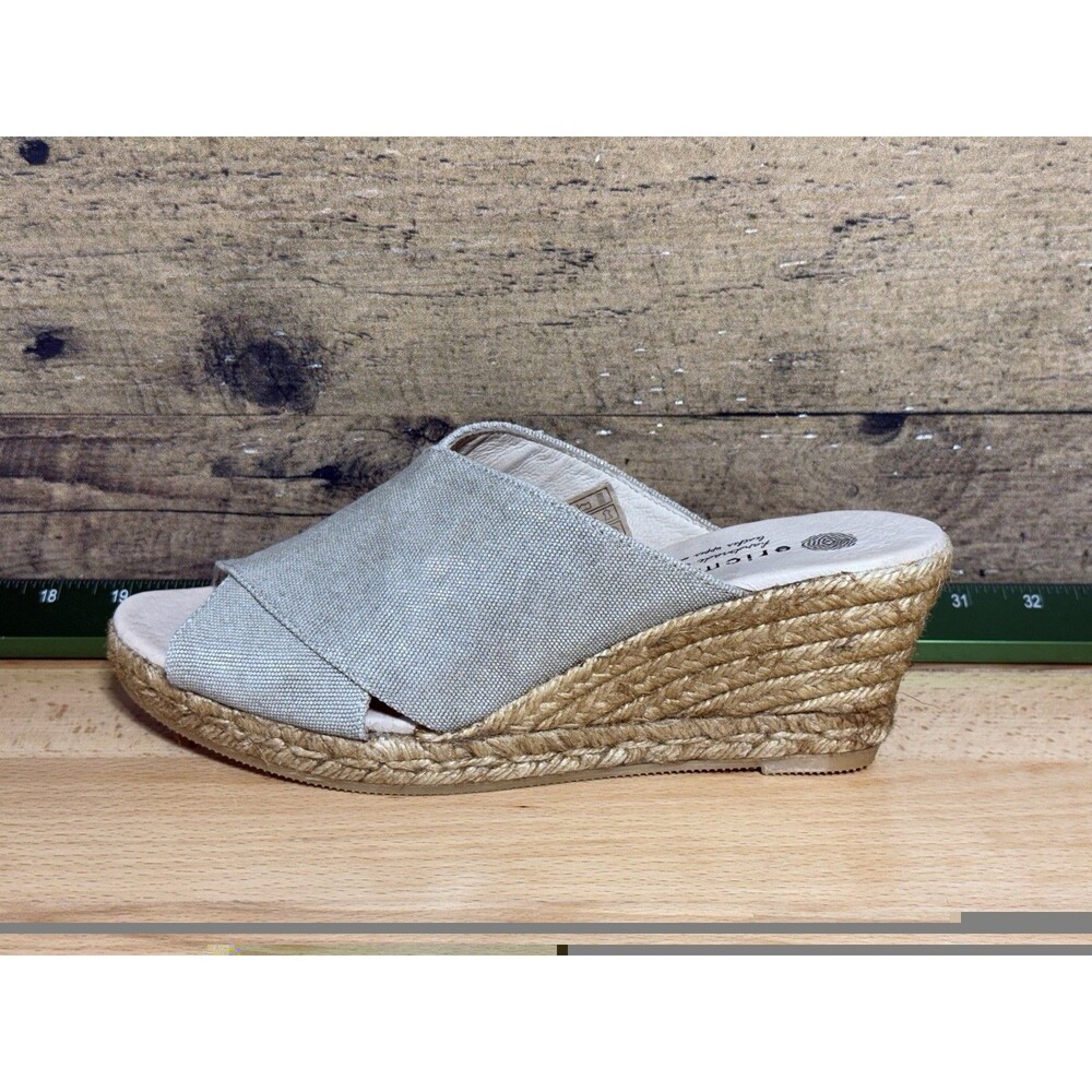🔥NEW - Eric Michael Espadrille Wedge Heel Sandal EU 42 Spain Made (US 11-11.5)